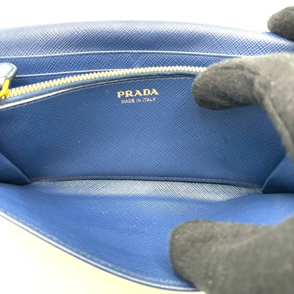 Prada Blue‎ Wallet | comes with box